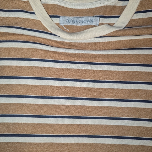 Outerknown Canyon Stripe Tee - Picture 2 of 3